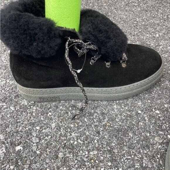 Goth y2k indie normcore gorpcore fishermanSUEDE COLD WEATHER snow boot size 39/9 - Picture 4 of 10